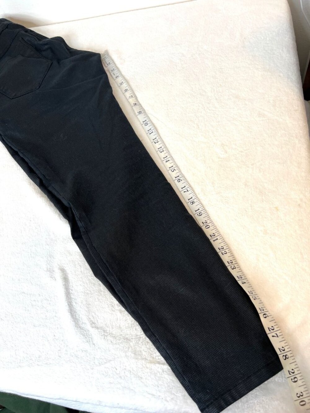Flog tapered drawstring pants Black with gray tiny check size 29 (S/M) Capsule - Picture 7 of 9